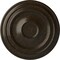 Ekena Millwork Traditional Ceiling Medallion (Canopies up to 5 1/2"), 24 3/8"OD x 1 1/2"P, Stone Hearth Crackle CM24TRSHC - alternate 1